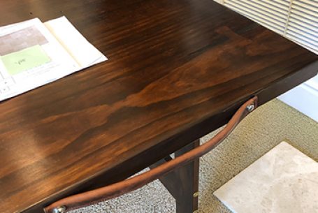 Costco Table folding Torrey Pine stained