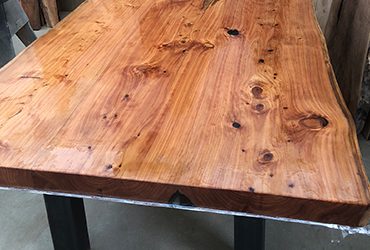 Cypress 3” Live Edge Metal Legs